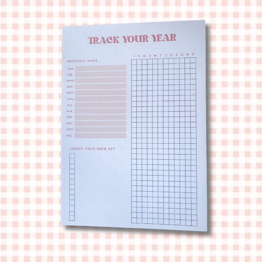 "Track your year" - Habit Tracker - A5